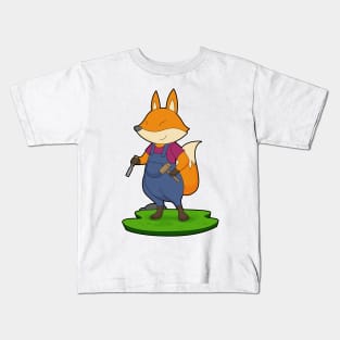 Fox Craftsman Chisel Hammer Kids T-Shirt